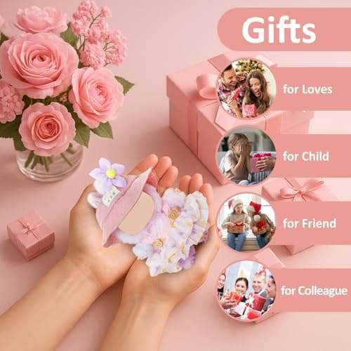 3 Sets of Clothes for Doll - 17cm Dolls Clothes Handmade Crochet Outfit for Hat, Top & Accessories Set for Cute Figures (No Doll) - Thumbnail 4