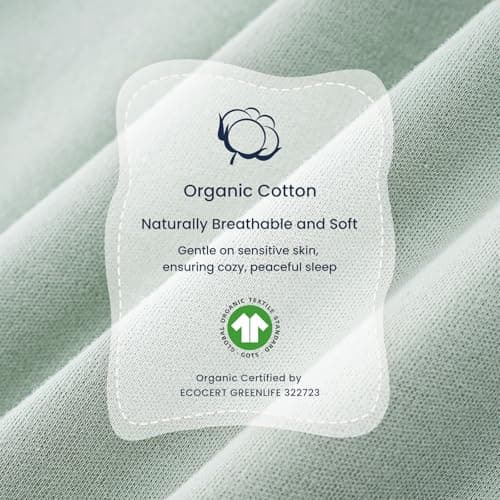 kaiya baby Unisex Sleeping Bag for Toddlers 3.5 Tog Sleep Sack 0-6 Months, Long Sleeve Sleep Sack, Wearable Blanket, One Piece with Sleeves, Gifts for Baby - Thumbnail 4