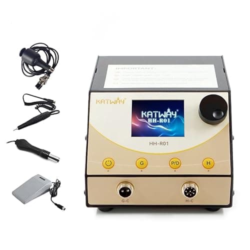 KATWAY Electric Engraver Tool 3-in-1, 35000 RPM Adjustable Speed, for Engraving on Jewelry, Metal HH-R01 (Metric 6.0mm)