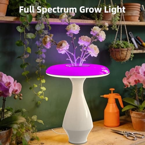Honey Tour 2-in-1 Ceramic Table Lamp, Perfect Mother’s Day Gift for Mom, RGB Color-Changing & 3000K LED Bedside Lamp, Modern Vase Lamp for Bedroom, Nightstand & Desk Decor - Thumbnail 4