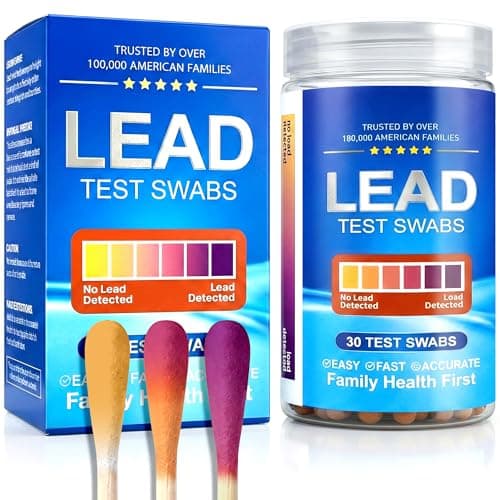 Lead Test Swabs Kit, 30 Pack Lead Paint Test Swabs, No Vinegar Needed, 30-Second Color Change Lead Testing for Painted Walls, Toys, Pipes, Ceramics & Home Surfaces - Image 1