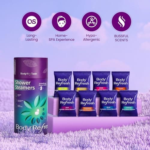 Shower Steamers Aromatherapy 8 Pack - Birthday Gifts for Women Mom Men, Mothers Day Gifts for Mom Wife Grandma from Daughter Son, Shower Bombs for Self Care Home Spa Relaxation Stress Relief - Thumbnail 2