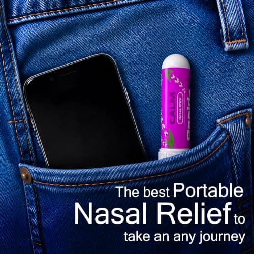 Rapid K1 Nasal Inhaler Stick 4 Pack – Nausea & Sinus Relief, Motion Sickness & Morning Sickness – Non-Medicated Menthol Aromatherapy Inhalers – Mint, Wintergreen, Lavender, Tropical Variety Pack - Thumbnail 4