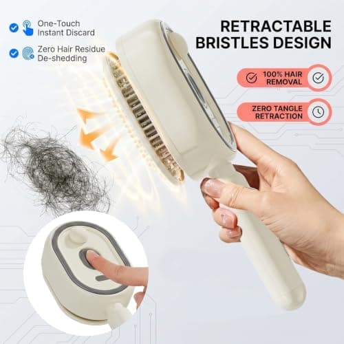 Neliangia Electric Spray Air Cushion Massage Comb, 5 in 1 Rechargeable Hair Brush for Scalp Massage, Detangling, Straightening, Curling, Professional Salon Hair Care Tool - Thumbnail 5