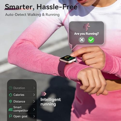 Smart Watches for Women, 1.85" HD Smart Watch for Android/iPhones (Make/Answer Calls), Fitness Tracker Watch with 24/7 Heart Rate Monitor, Sleep/Step Count Tracker, 120+ Sport Modes Pedometer Watch - Thumbnail 4