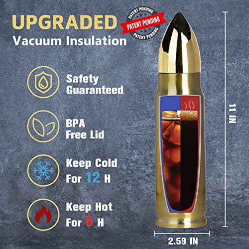 Gift for Men Dad Him Husband - 17oz Cool Stainless Steel Tumbler - Unique Hunting Anniversary Birthday Mens Gifts for Him Boyfriend Husband - Stocking Stuffers Gifts for Men Adult 2026 - Thumbnail 6