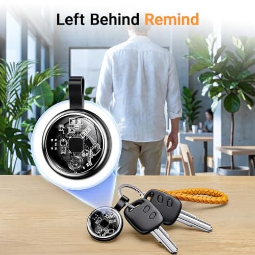 2026 New Air Tracker Tags-4 Pack Compatible with Apple Find My (iOS Only), Bluetooth Tracker Smart Tag Waterproof Key Finder Item Locator for Keys, Wallet, Luggage, Pet - Thumbnail 4