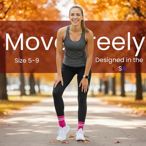 Forever Bambe Retro Mini Crew Socks for Women - 4 Pink Socks - Thumbnail 3