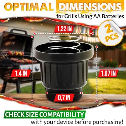 HYQO 2 Pcs Barbecue Grill Igniter Replacement - Grill Starter Igniter with Durable Cap Design, Easy to Install Push Button for BBQ Units - Wide Compatibility with Outdoor Cooking Equipment - Thumbnail 2