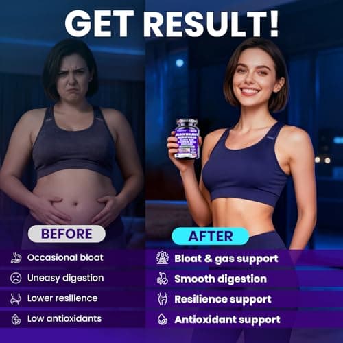 MEGNETA Wormwood Black Walnut Clove Cleanse for Humans, Intestinal Cleanse & Gut Detox with Pumpkin Seed & Oregano, Vegan Digestive Support for Adults, 60 Capsules, Unflavoured - Thumbnail 4