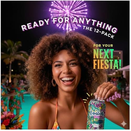 Lunish Prebiotic Soda, Watermelon Sabor Sandía, Gut-Friendly & Refreshing, with Apple Cider Vinegar & 4g Prebiotic Fiber, 20 Cal, 12-Pack - Thumbnail 6