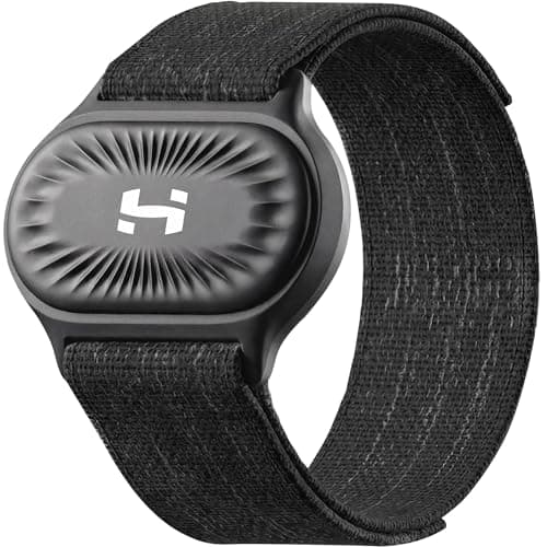 HandPlus Heart Rate Monitor, Comfort Training-Grade Optical Fitness Tracker, Advanced Optical HR with Zone Accuracy, 72h Offline Storage, Bluetooth & ANT+ for Fitness Training