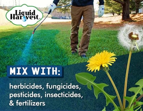 Liquid Harvest Lazer Blue Concentrated Spray Pattern Indicator 8 Ounces Perfect Weed Dye, Herbicide Fertilizer Marking Turf Mark and Marker - Thumbnail 5