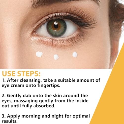 DEBAIY Daytime Eye Cream with 2% Jojoba Oil Anti-Wrinkle Anti-Aging Moisturizing Under Eye Cream 1% Caffeine | Fight Fatigue, Dark Circles & Puffiness (3 Pack 15g Each) - Thumbnail 6