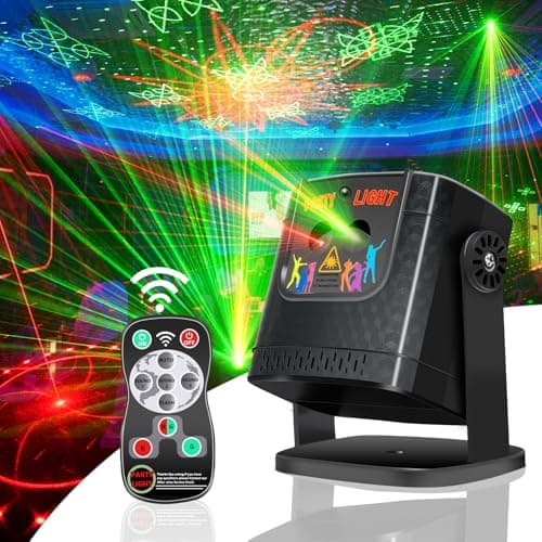 Party Light - Mini DJ Light Sound Activated Portable Disco Ball Strobe Light for Home Room Kids Adults Birthday Wedding