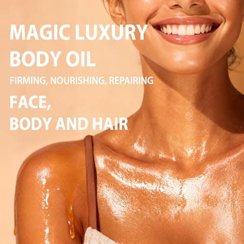 CHEOKINGBA Body Firming Oil: Fast Absorbing Firming & Hydrating Skin Care with Jojoba, Grapeseed & Geranium Oils, Vitamin E | 3.4 Fl Oz Moisturizing Treatment Oil for Tightening After Shower - Thumbnail 2