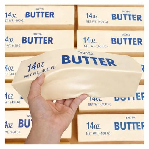 Big Butter Squeeze14oz, 9.5" Giant Jumbo Butter Toy for Adults, Soft Slow-Rising Squeeze Toy, Realistic Butter Stick Fidget for Stress Relief, Desk Relaxation & Focus - Image 1