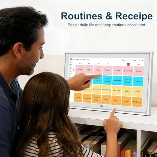 2026 Calendar 15 inch Digital Picture Frame Wall Planner & Chore Chart, IPS Touchscreen Interactive Display, Smart Family Schedules, for Seamless Scheduling, Gift for Christmas Family - Thumbnail 6