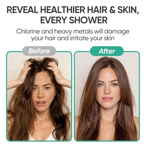 Cobbe HD HEAVY DUTY High Output Shower Filter – 99% REMOVAL Shower Head Filter for Hard Water, Heavy Metals, Chlorine and Harmful Substance, Improve your skin and hair - Brushed Gold - Thumbnail 3