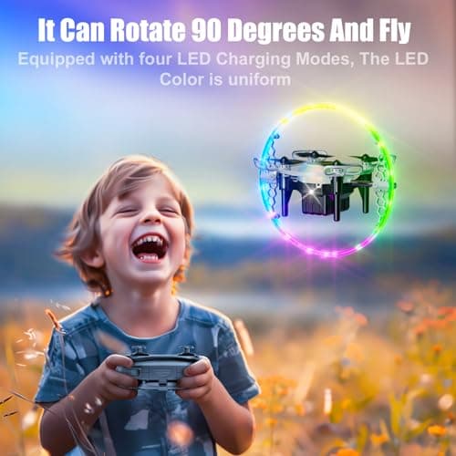 Drones for Kids, 2025 Mini RC Drone Quadcopter with 360 Degree Flip, 90 Degree Surround Flight, 8, 9, 10, 11, 12 Years Old Boys and Girls Ideal Gift Toys - Thumbnail 3