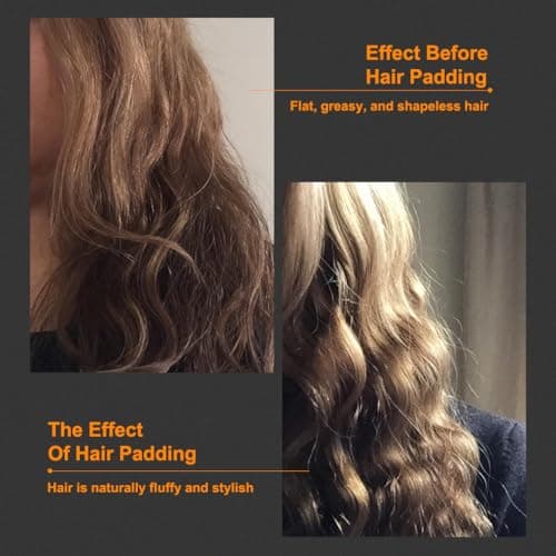 JINRI Hair Iron, Hair Brush, Pumped-Up Volume, Adjustable Temp, 360 ° Tail Rotation, Lasting Volume, for Short Or Thin Hair, Dual Voltage (100-240V), Volumizing Hair Iron, Blue, 1.38 inch - Thumbnail 5