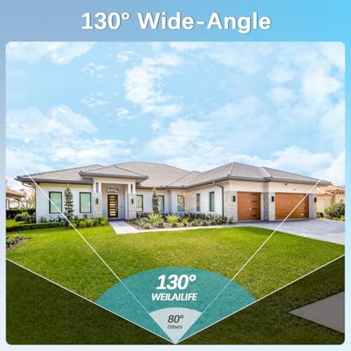 【2-Way Audio】 Outdoor Wired Security Camera System, Wired Cameras for Home Security, Home POE Video Surveillance Systems DVR Kits - Thumbnail 4