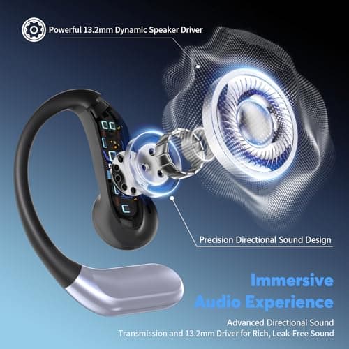 AI Translation Earbuds Real Time - Translator Headphones 198 Languages, Audifonos Traductores Inglés Español Translating Headsets Wireless Bluetooth 6.1 for Travel, Meeting & Learning - Classic Black - Thumbnail 6