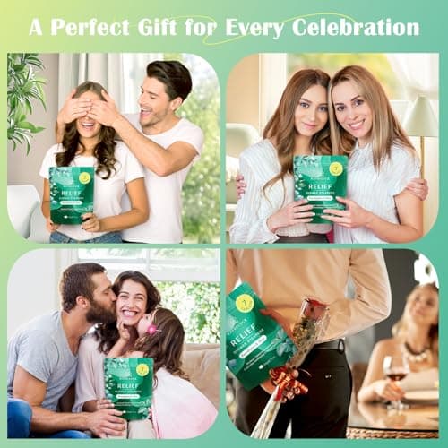 Maybeluck Eucalyptus Mint Shower Steamers 7 Pack - Eucalyptus for Shower, Self Care Dad Gifts & Graduation Gifts, Relaxation Spa Gifts for Women & Men, Natural Essential Oil Bombs for Self Care - Thumbnail 6