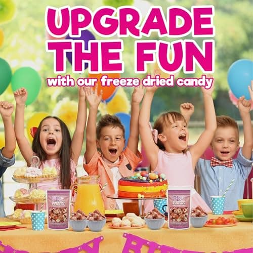 Freeze Dried Strawberry Shortcake Bites - Crunchy & Sweet Snack 2oz Freeze-Dried Space Ice-Cream Pack Dehydrated Resealable Gift Bag - Thumbnail 3