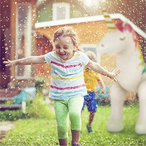 Jasonwell Unicorn Sprinkler Inflatable Water Sprinklers Outdoor Water Toys Inflatable Ginormous Unicorn Toys Yard Sprinkler for Kids (L) - Thumbnail 5
