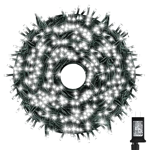 XUNXMAS Bright Christmas Lights Outdoor 800 LED Christmas String Lights, 272ft 8 Modes Timer Fairy Twinkle Tree Lights for Home, Party, Holiday, Indoor Xmas Decorations Cool White - Image 1