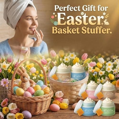 Body Restore Collagen Lip Mask – Mothers Day Gifts for Mom, Hydrating Lip Treatment, Birthday Gifts for Women, Self Care Spa Gifts – Unscented - Thumbnail 2