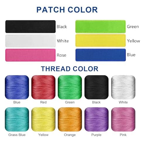 2PCS Personalized Embroidered Name Patches, Custom Text/Number Tape with Hook Loop,Iron on,Sew On Custom Removable Military Tactical Patches for Uniform Backpacks Vest Hat (Multiple Colors) - Thumbnail 6