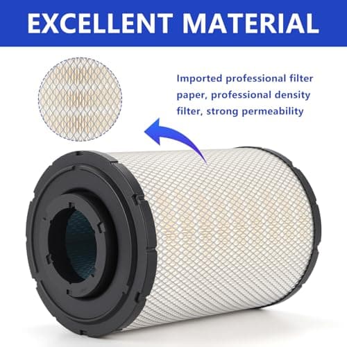 AUIVERED P527484 P527680 Air Filter Kit - Fit for GMC Ford & Magnum Trucks Replaces Baldwin RS2863 RS3501, Wix 46433 46429, Luber-Finer LAF1878, Ac Delco A1169C A1304C AF4878 AF25215 - Thumbnail 3