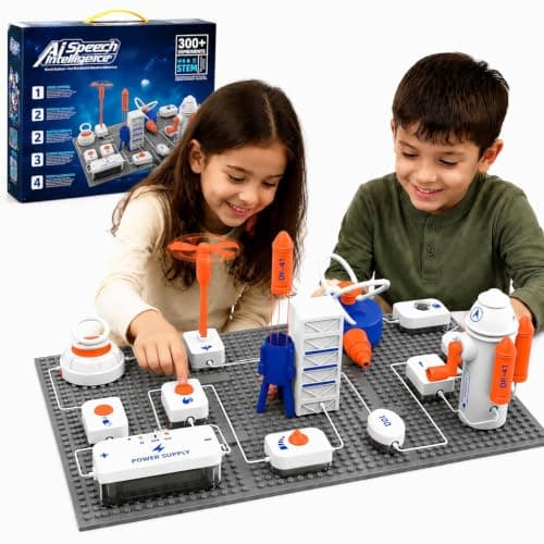 STEM Science Kit for Kids, Electronics Circuit Exploration Toy, 55 PCS
