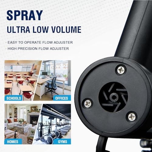 LONYEON 8L Electric ULV Cold Fogger Machine with Backpack Mist Atomizer, Adjustable Flow Rate, Large Area Spraying for Home Indoor Outdoor - Thumbnail 6