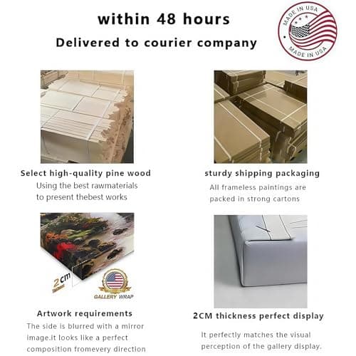 Hoopwarte Custom Canvas Prints with your Photos Framed Wall Art-Personalized Printing Photo to Canvas - Home Decor Gifts - Ready to Hang(8L“x12W 20x30cm) - Thumbnail 5