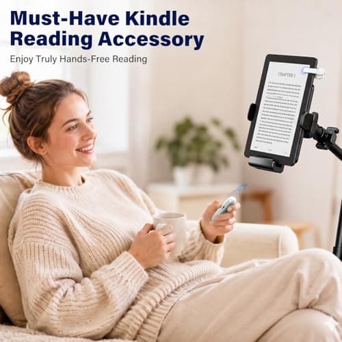 DATAFY [Case-Friendly] Page Turner for Kindle Paperwhite Oasis Kobo eReaders, Camera Camcorder Remote Controls, Page Turner Clicker for ipad Tablets Reading Novels with Wrist Strap Storage Bag - Thumbnail 2