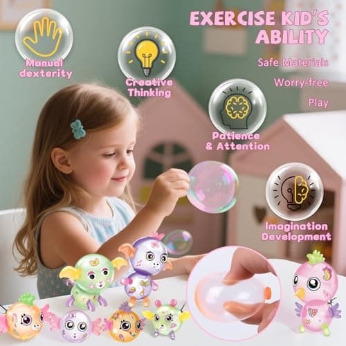 Kenvc DIY Craft Kits Toys Accessories, Balloon Toy Accessories, Arts & Crafts Toy for 3 4 5 6 7 8 9 10 11 12 Year Boys and Girls Birthday Gifts - Thumbnail 3