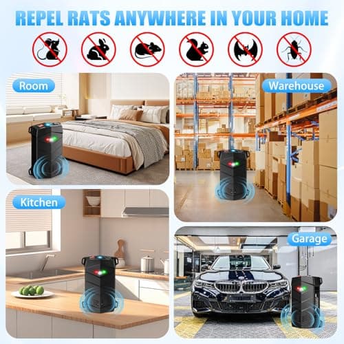 Rodent Repellent for Car Engines, Ultrasonic Repeller Pest Mouse Bat Squirrel Repellent, Keep Away from Vehicle, Rooms, Indoors, Outdoors (2-Pack) - Thumbnail 6