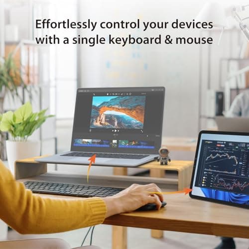 j5create AeroDrop CrossLink Wireless Dongle - Instant Share Files, Photos, Keyboard, Mouse, and Screen Between iPhone/iPad/Android and Windows Computer (JUAW22) - Thumbnail 5