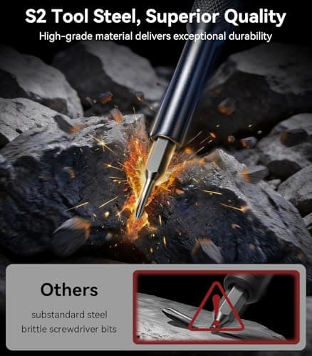 Wesdut 37-in-1 Mini Precision Screwdriver Set, [Durable and Long-Lasting] Magnetic Screw Driver Set with Trox,Small Repair Tool Kit for Watch,PC,Computer,iPhone,Xbox,Laptop,Eyeglass,Electronic - Thumbnail 3