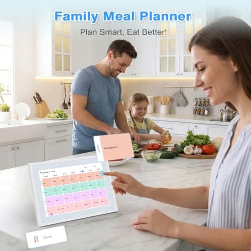 COMIX 10.1" Smart Calendar Display - Digital Family Wall Planner & Wi-Fi Chore Chart Syncs with Phones, Touch Screen Command Center & Digital Photo Frame for Home Organization, Office, Elderly - Thumbnail 5