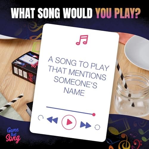 Game That Song - Compete to Play The Best Song! Fun Music Games for Adults and Teens - Great for Music Gifts, Singers, White Elephant Gifts for Adults, Secret Santa, Stocking Stuffers or Karaoke - Thumbnail 4