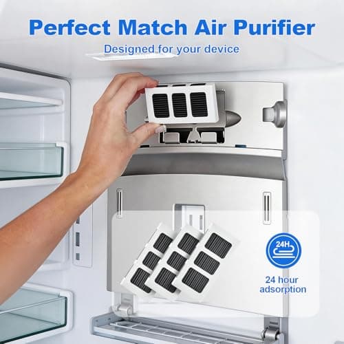 Water Bressvi Water Filter Replacement Compatible with Frigidaire FPPWFU01, FPPWFU01, PurePour PWF-1, PureAdvantage PWF-1 Water Filter and PureAir Ultra II PAULTRA2 Air Filter Combo (3+3) - Thumbnail 3
