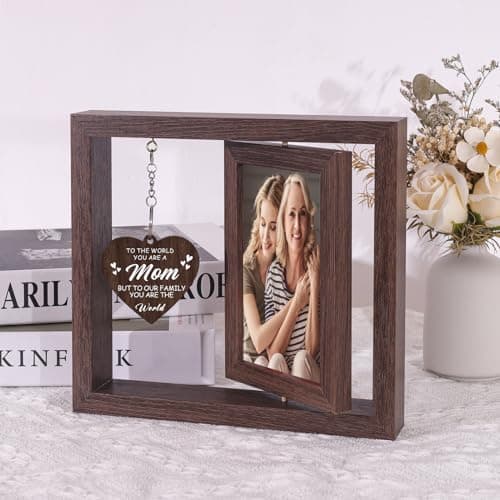 Boiveco Mothers Day Gifts for Mom from Daughter Son, New Moms and First Time Mom Gift for Mother Wife Birthday Christmas Mothers Day Picture Frame Display Two 4x6 Photos - Thumbnail 6