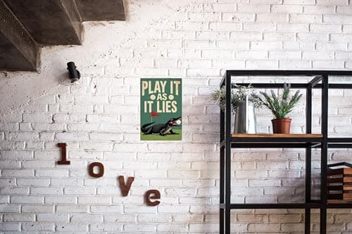 Carastora Golf Wall Decor Sign - Funny Tin Sign - Vintage Style Metal Plaque for the Man Den, Club, Bar or Sports Room, 8x12 Inch - Thumbnail 4