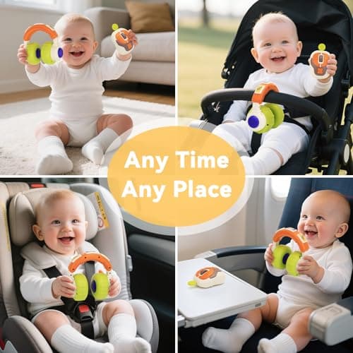 MPQMPQ Musical Toys for Babies 0-6 Months - 1 2 Year Old Toddlers Boy Girl Gifts with Light & Music Toys for 1 + Year Old, 1st Learning Educational Motor Skills Sensory Toy - Thumbnail 5