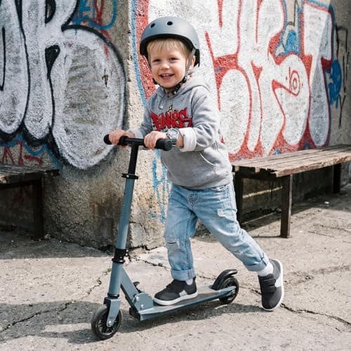 Toddler Boys Shoes Wide Toe Box Barefoot Shoes Boy Sneakers Kids Tennis Shoe Preschool Breathable Non Slip Flexible Lightweight Comfortable First Walking Running Gym Outdoor Dark Grey Toddler Size 8 - Thumbnail 3