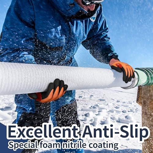 Schwer FreezeGuard-X Winter Work Gloves for Men and Women, ANSI A9 Cut Resistant Glove for Extreme Protection, Freezer Gloves With Super Grip, Thermal Insulated, PM3326-W (XXL,1 Pair) - Thumbnail 6